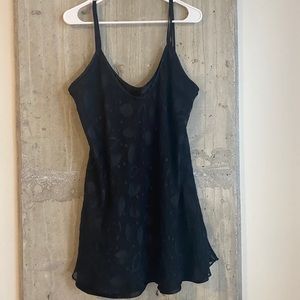 Vintage Black Slip Dress